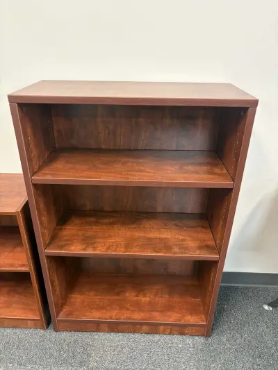 4 Foot used cherry bookcase at Peach State Office Furniture, Atlanta