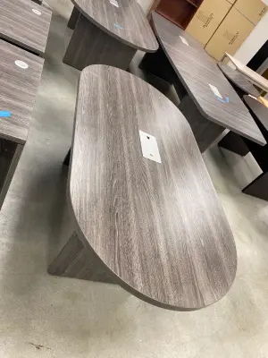 6 Foot Oval Conference Table. Available in boat / Oval Shape and a Variety of Colors/Sizes at Peach State Office Furniture, Atlanta
