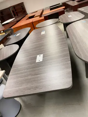 10 Foot Conference Table. Available in boat / Oval Oval and Variety of Colors and Sizes at Peach State Office Furniture, Atlanta