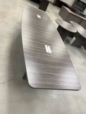 12 Foot Conference Table. Available in a Variety of Colors/Sizes and Boat or Oval Shape at Peach State Office Furniture, Atlanta