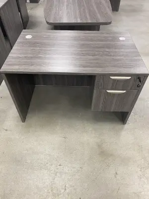 Single Desk with Drawers and Key at Peach State Office Furniture, Atlanta