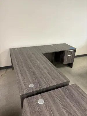 6 Foot L shape with return and drawers at Peach State Office Furniture, Atlanta