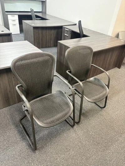 Herman Miller Aeron Guest Chairs Size B at Peach State Office Furniture, Atlanta